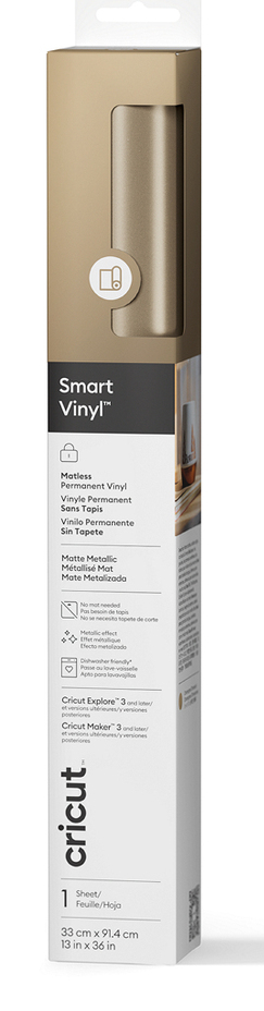 [2011610] Metallic Smart Vinyl Permanente Champán Mate