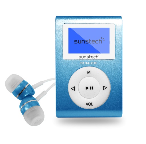 [DEDALOIII8GBBL] DEDALOIII Reproductor de MP3 8 GB Azul