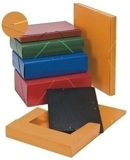 [379BM33] CARPETA PROYECTOS CARTON FORRADO L.9 CM VERDE