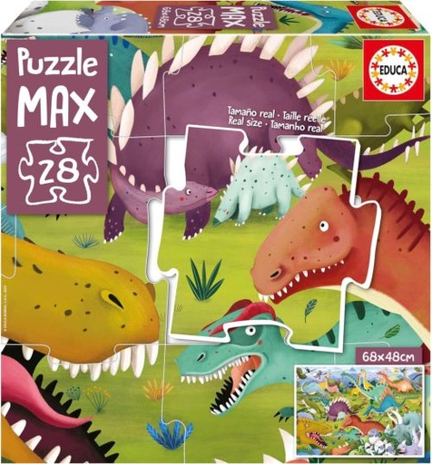 Puzzle max 28 piezas dinosaurios