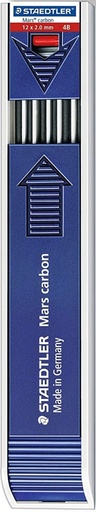ESTUCHE 12 MINAS 2MM 4B MARS CARBON STAEDTLER