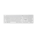 PRO WIRELESS SILVER ESPANOL teclado Hogar / Oficina USB + Bluetooth QWERTY Español Blanco