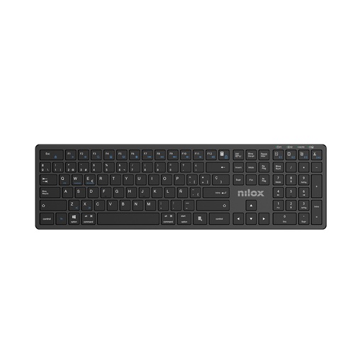 [NXKBW01B] PRO WIRELESS BLACK ESPANOL teclado Hogar / Oficina USB + Bluetooth QWERTY Español Negro