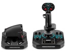 Sol-R 4 HOTAS Negro USB Joystick/Palanca de control lateral + cuadrante de aceleración Analógico/Digital PC