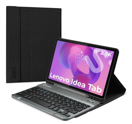 [SUBKT3-BTL340] Funda Tablet Keytab Pro BT Compatible con Lenovo Idea Tab Negro 11" Teclado BT