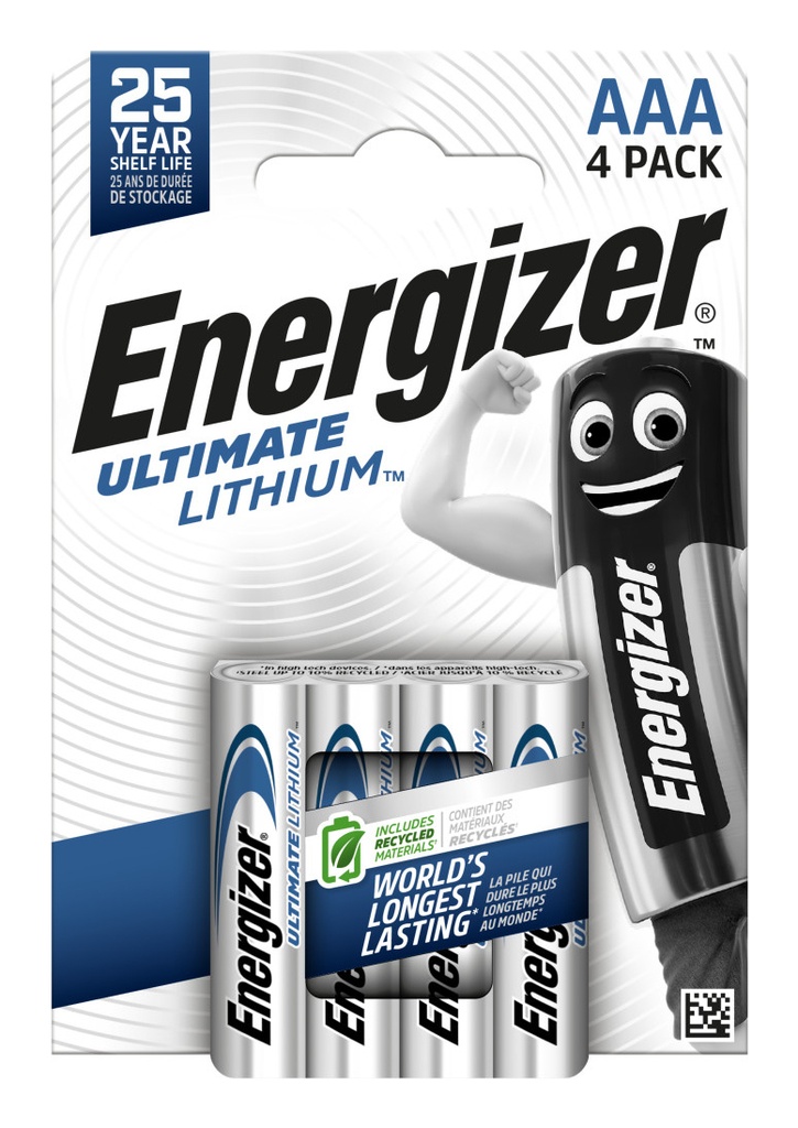 [E301535701] Ultimate Lithium Batería de un solo uso AAA Litio