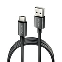 ZYRO-AC cable USB USB 2.0 1 m USB A USB C Negro