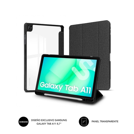 [SUBCST-5SC040] Funda Tablet Shock Case Samsung Tab A11 Negro 8,7" SmartCover magnético SlotPen