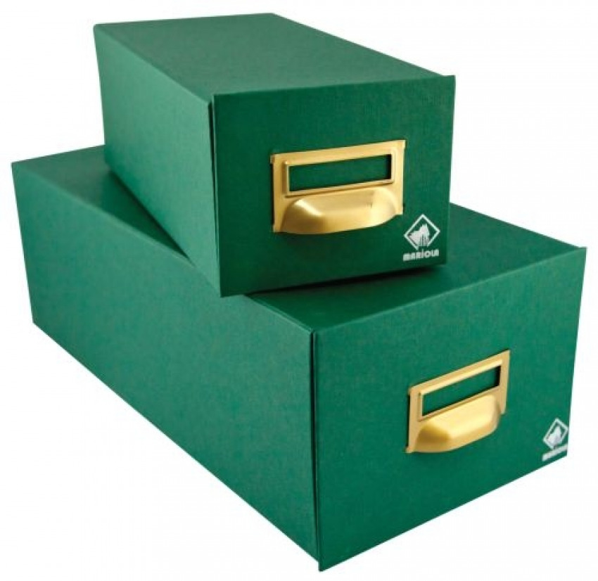 FICHERO CARTON FORRADO GELTEX 125X95X350 1000 FICHAS Nº1