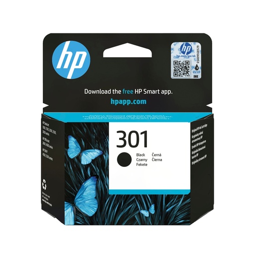 CARTUCHO TINTA ORIGINAL HP 301 NEGRO CH561EE