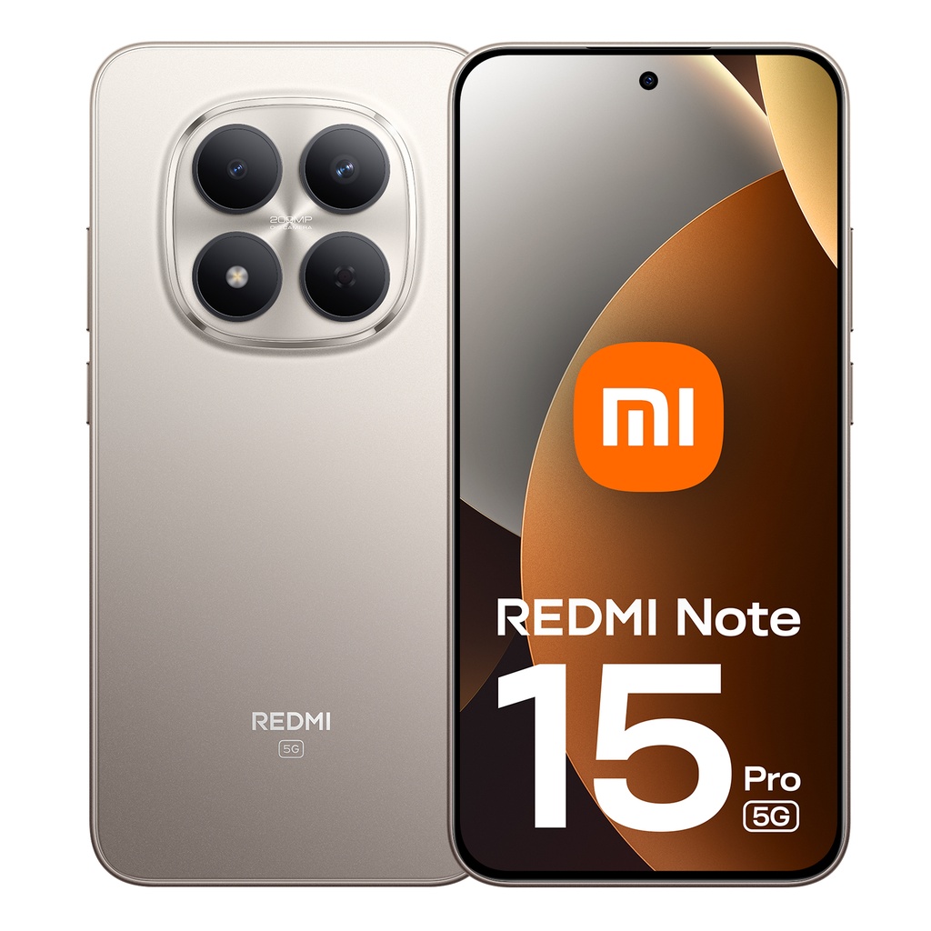 Redmi Note 15 Pro 5G 17,4 cm (6.83") 8 GB 256 GB 6580 mAh Titanio