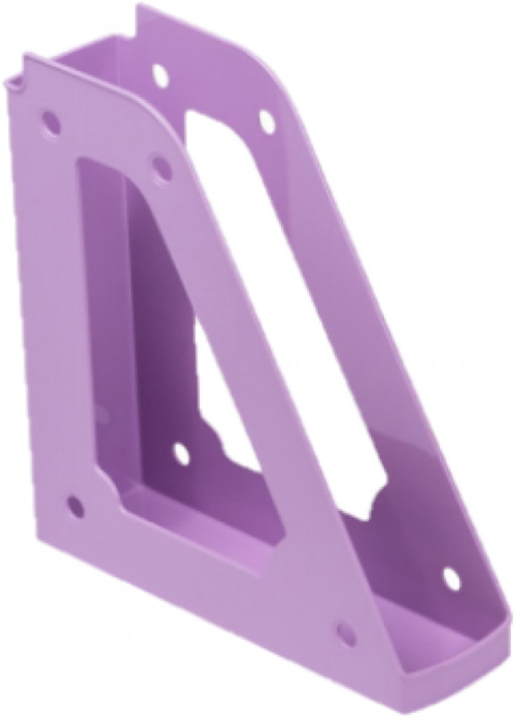 C/10 REVISTEROS PLASTICO VIOLETA PASTEL