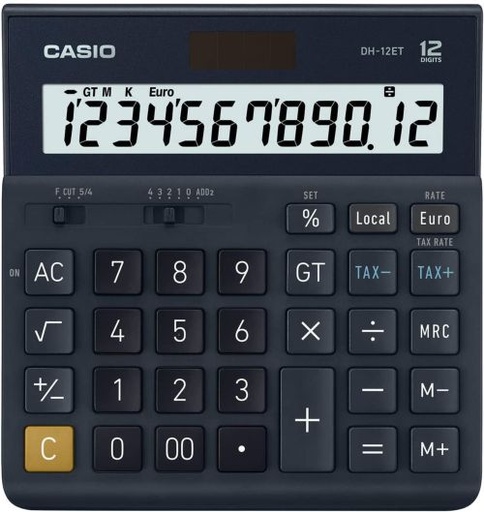[DH-12ET] Calculadora sobremesa dh-12et 12 digitos solar/pilas
