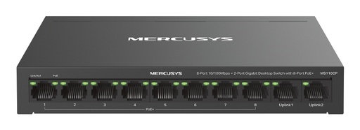 [MS110CP] MS110CP switch Fast Ethernet (10/100) Energía sobre Ethernet (PoE) Negro