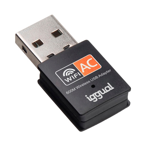 [IGG320471] Adaptador USB Wifi 600 Mbps dual 2.4G/5G