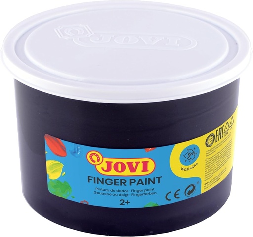 [56130] Bote pintura de dedos 500ml negro