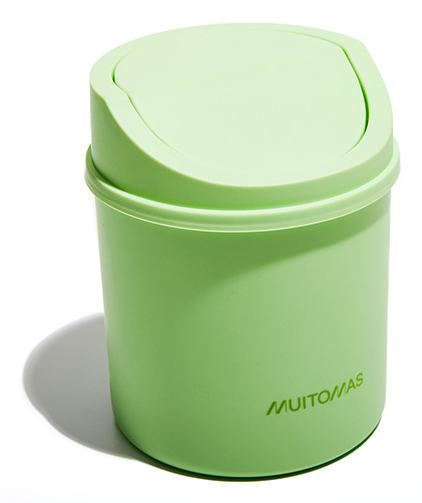 [DESKBINGN] DESKBINGN papelera Alrededor Plástico Verde