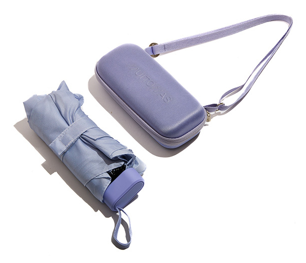 UMBRCASEVL paraguas Violeta Metal Poliéster Compacto
