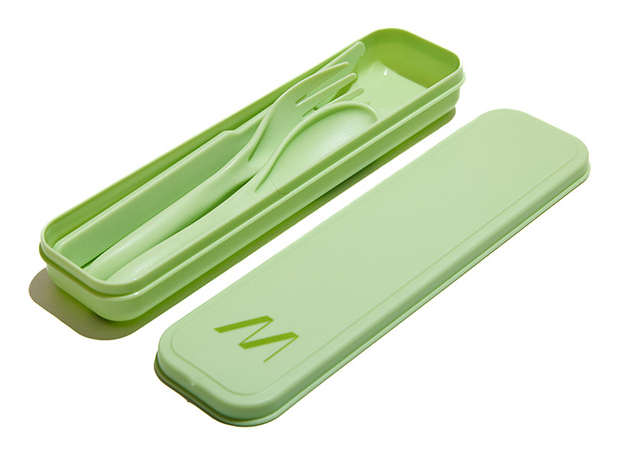 SETCUTLERY3GN vajilla para camping Plástico