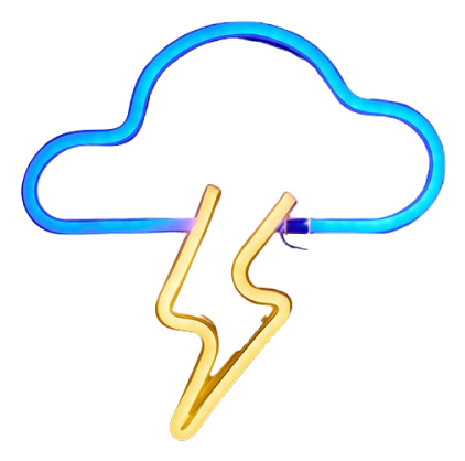 [NEONWCLOUD] NEONWCLOUD iluminación de pared Bombilla(s) no reemplazable(s) Neon