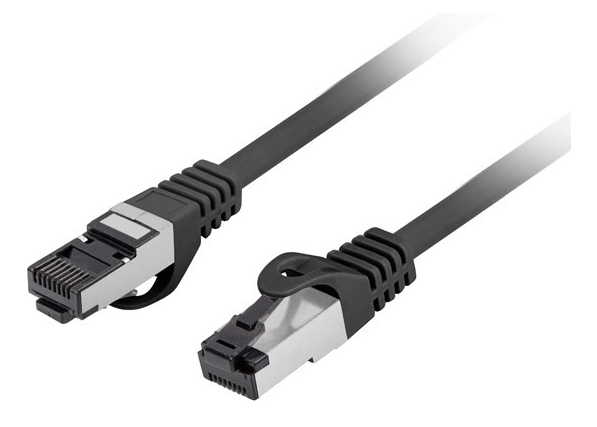PCF8-10CU-0100-BK cable de red Negro 1 m Cat8.1 S/FTP (S-STP)