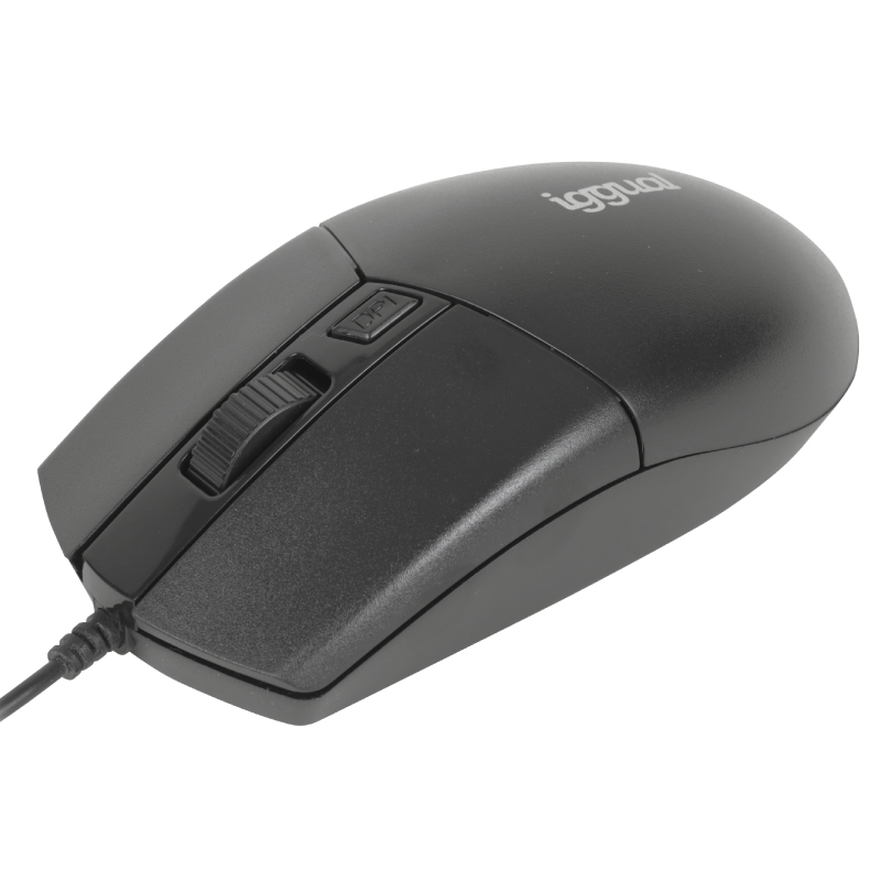 Ratón óptico COM-BUSINESS2-2400DPI negro