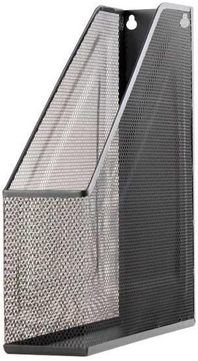 REVISTERO METALICO REJILLA 10X29,5X21,5CM NEGRO