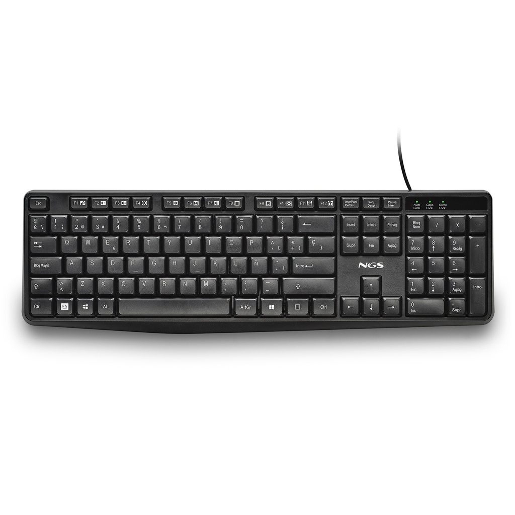 TECLADO USB NEGRO FUNKY V4