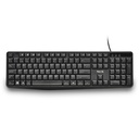 TECLADO USB NEGRO FUNKY V4