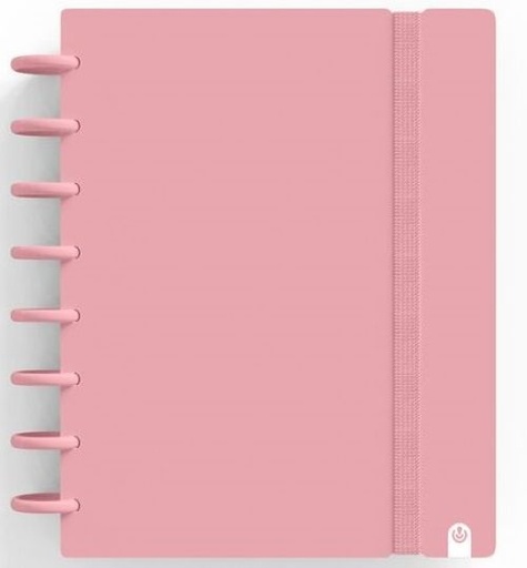 CUADERNO INGENIOX A5 80H HORIZONTAL ROSA PASTEL