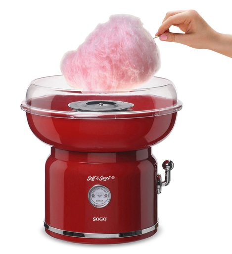 [CC-SS-11975] CC-SS-11975 algodonera de azúcar Rojo 500 W