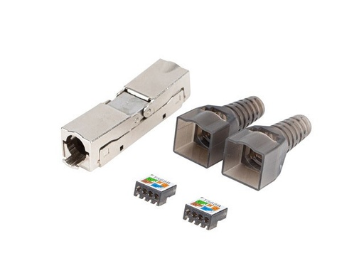 [PL2SA-6000TL] PL2SA-6000TL conector RJ-45 Plata, Transparente