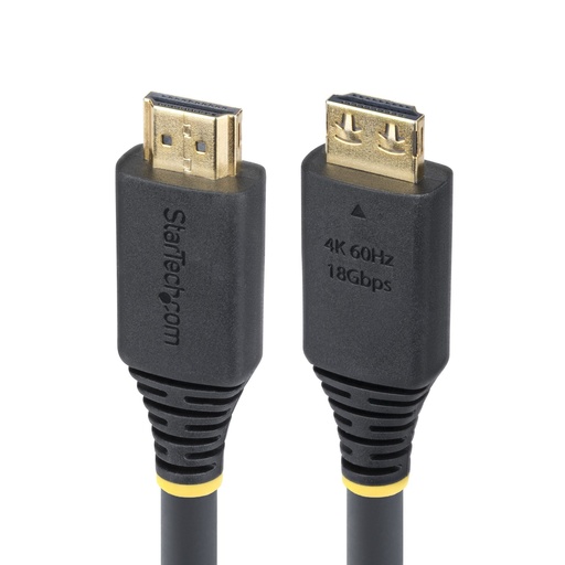 [HDMI2-CABLE-GRIP-7M] Cable HDMI de Alta Velocidad de 7m - Conectores de Agarre - 4K60Hz/1440p 144Hz - HDR10/HDCP 2.2/ARC - UHD - 18Gbps - Cable HDMI para Monitor o Proyector - Recubrimiento de TPE