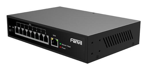 [PN8] PN8 switch No administrado Fast Ethernet (10/100) Negro