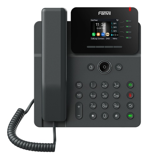 [V61G] V61G teléfono IP Negro 4 líneas LCD
