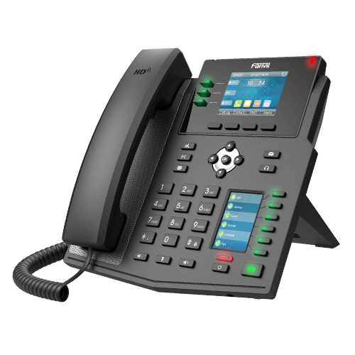 [X4U] X4U teléfono IP Negro 12 líneas LCD Wifi