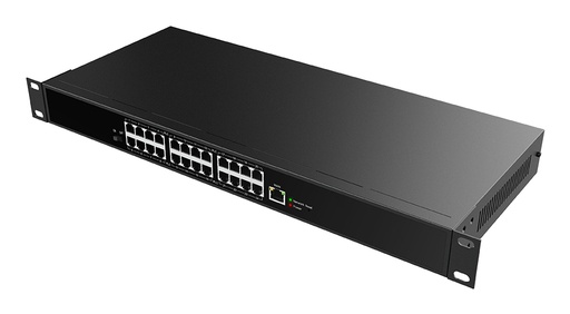 [PN24] PN24 switch No administrado Fast Ethernet (10/100) Negro