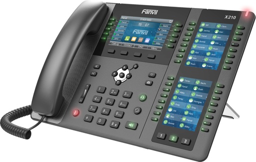 [X210 V2] X210 V2 teléfono IP Negro 20 líneas LCD