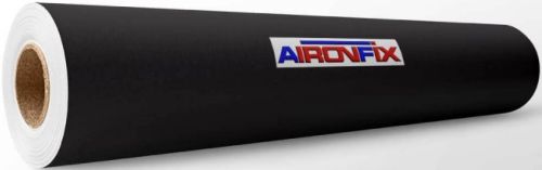 ROLLO FORRO AUTOADHESIVO NEGRO BRILLO 0.45X20M AIRONFIX