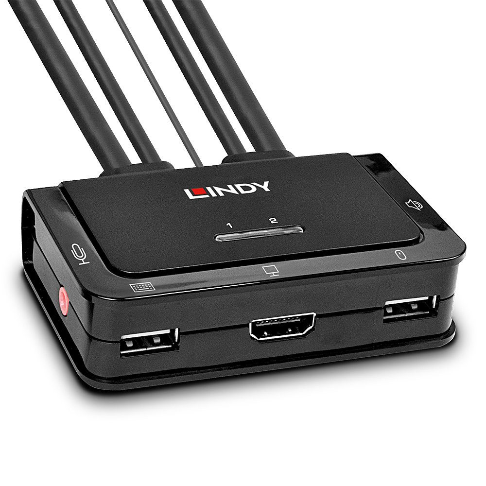 42340 interruptor KVM Negro