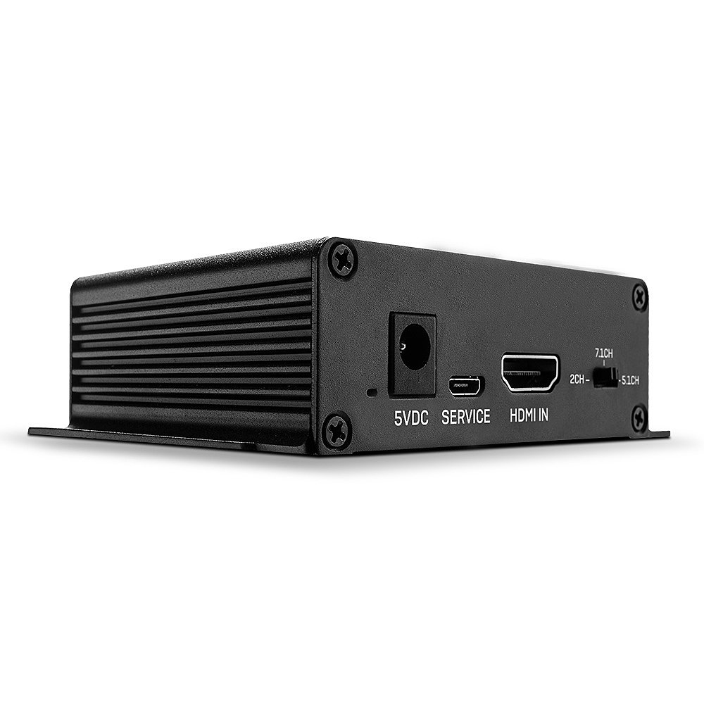 [38361] 38361 convertidor de audio Negro