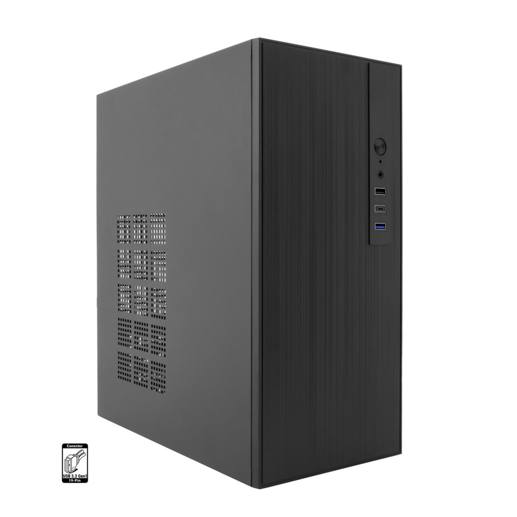 CAJA MATX M460 USB-C 3.2 GEN1 SGCC 0.8MM SIN FTE