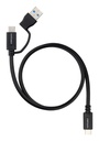 10.01.4801 cable USB USB 3.2 Gen 2 (3.1 Gen 2) 1 m USB A/USB C USB C 10 Gbit/s 60 W Negro