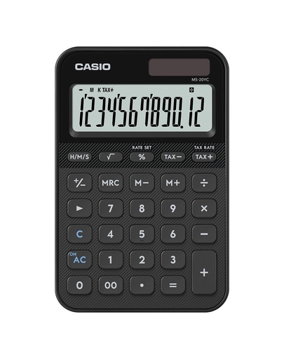 [MS-20YC-BK] MS-20YC calculadora Escritorio Calculadora básica Negro