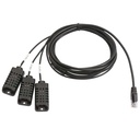 EPDU-TH3 sensor de temperatura y humedad Interior Alámbrico