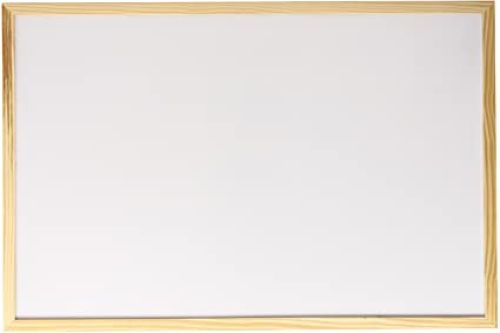 Pizarra blanca magnética faibo 40x60 marco madera Faibo