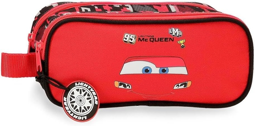 PORTATODOS DOBLE CARS MCQUEEN RED DISNEY