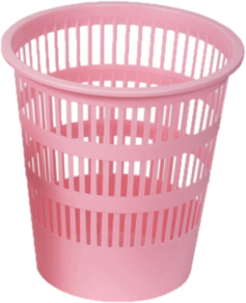 PAPELERA ROSA PASTEL