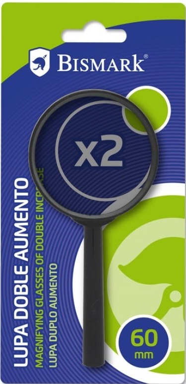 LUPA DOBLE AUMENTO DIAMETRO 60 MM