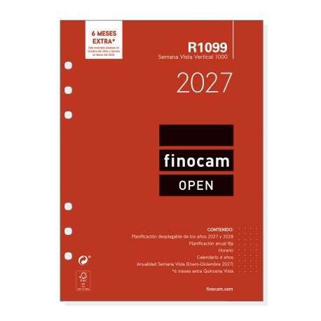 RECAMBIO R1099 ANUAL 1000 SEMANA VISTA VERTICAL 2027